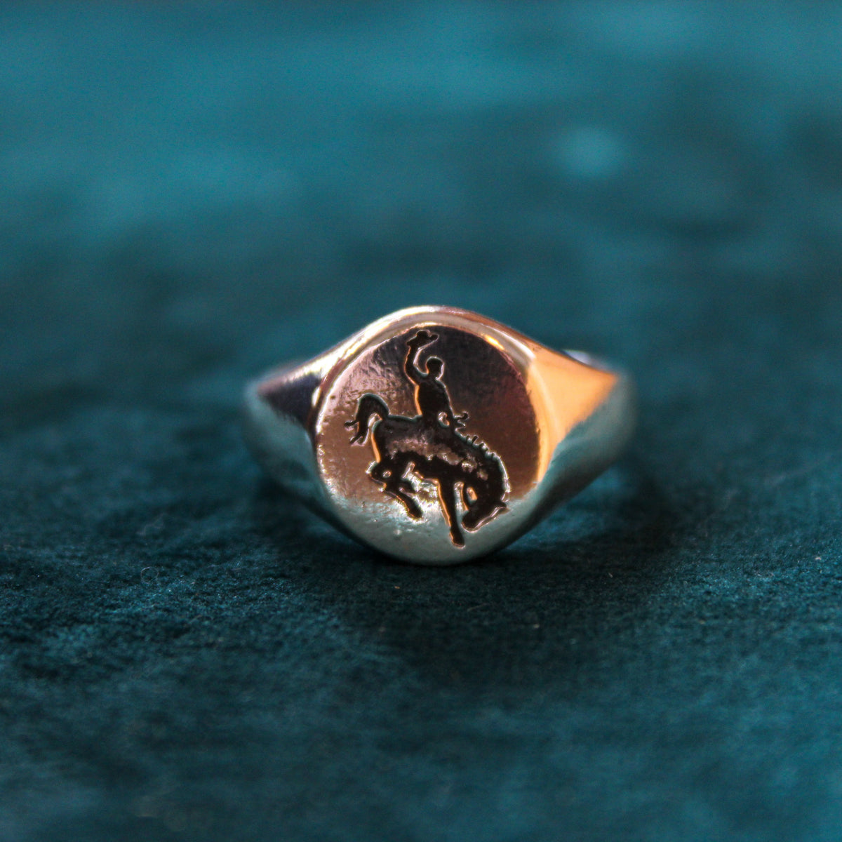 The Bronc Ring in 925 Sterling Silver