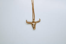 Load image into Gallery viewer, Long Horn Necklace - 18K Gold Plated Sterling Silver