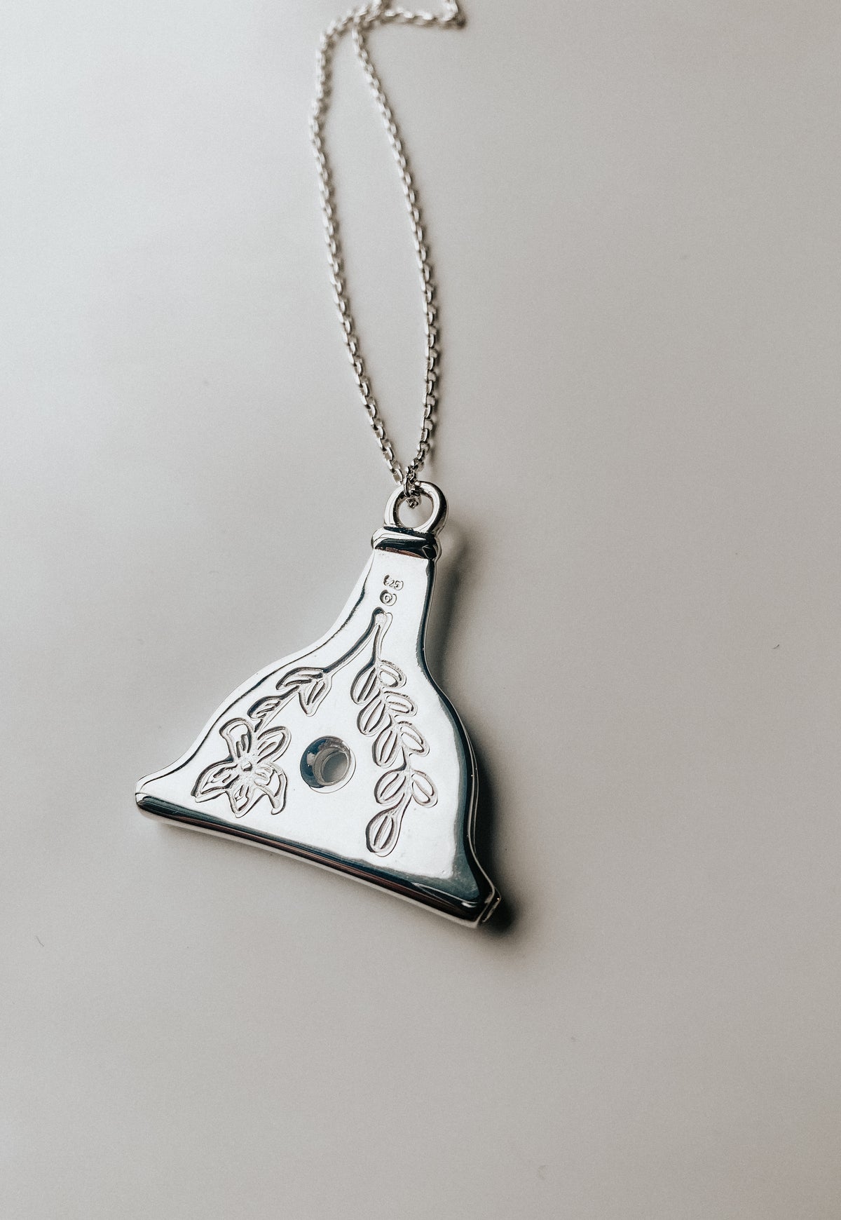 Shepherds Whistle in 925 Sterling Silver - Functioning Whistle