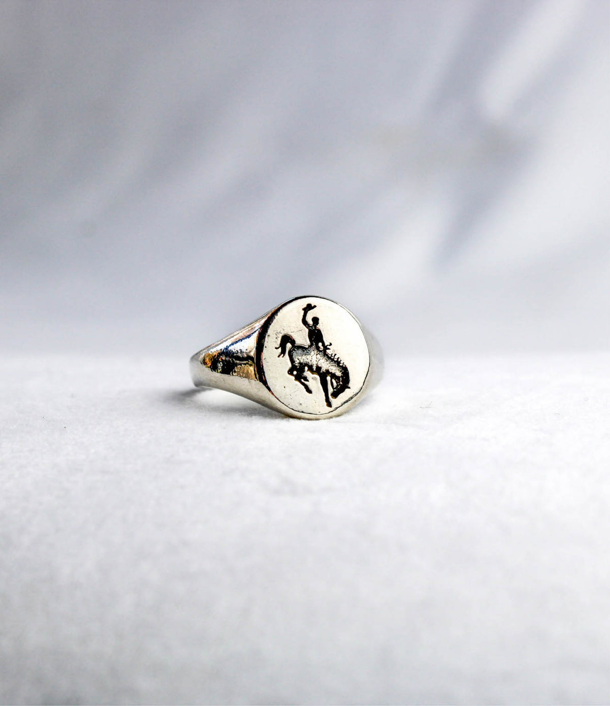 The Bronc Ring in 925 Sterling Silver