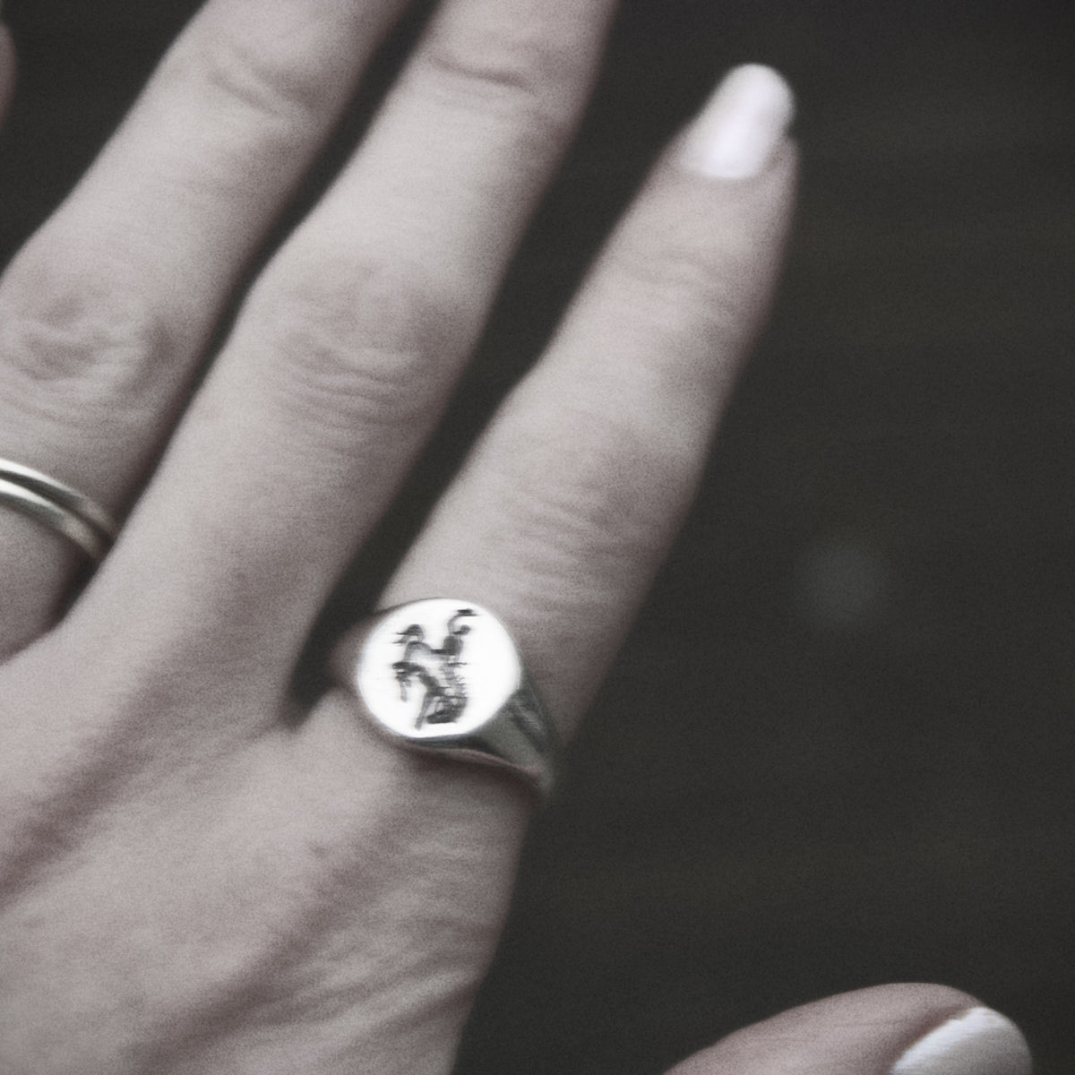 The Bronc Ring in 925 Sterling Silver