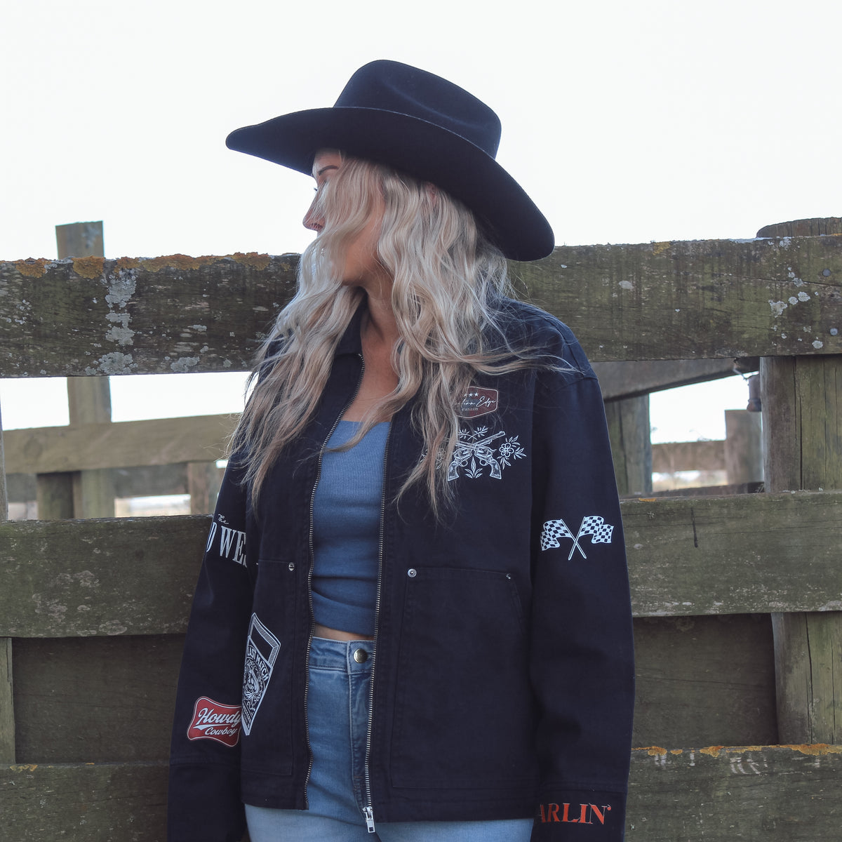 The Outlaw Jacket in Black by Western Edge