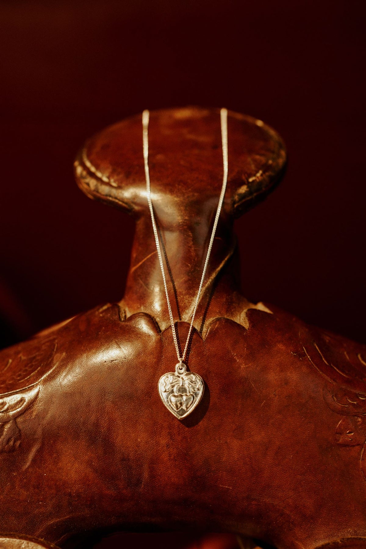 Vintage Sweetheart Necklace in 925 Sterling Silver