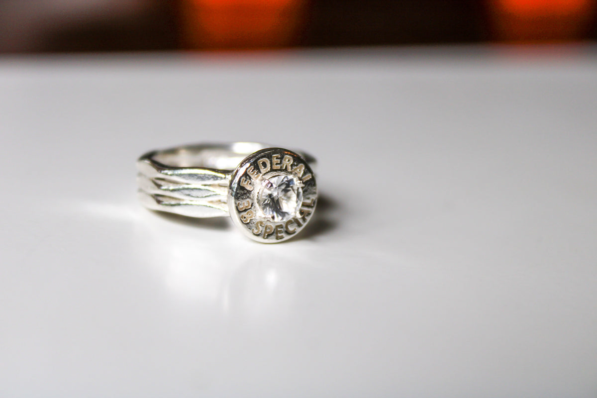 Federal .38 Special Ring in 925 Sterling Silver