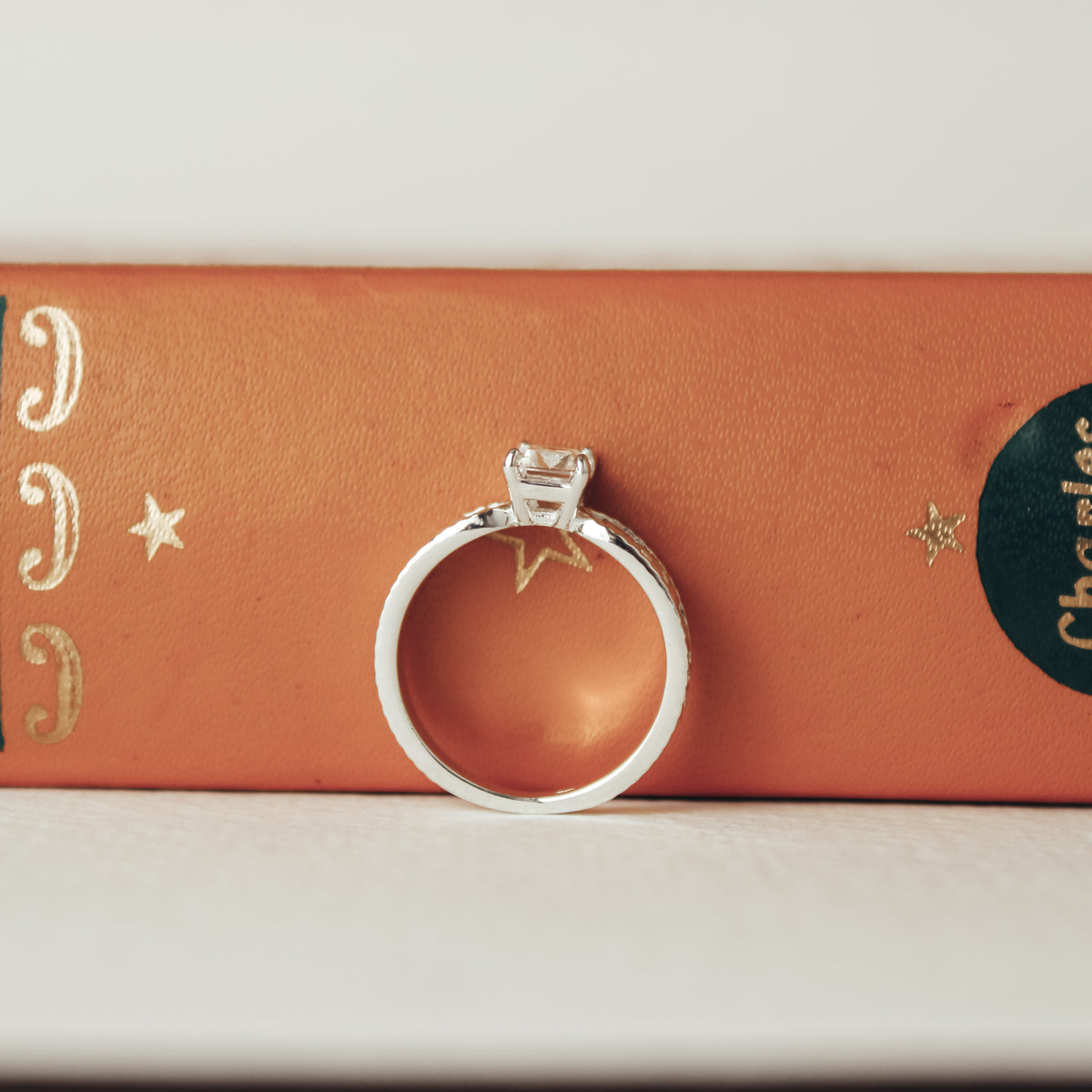 Western Belle Engagement Ring in 925 Sterling Silver
