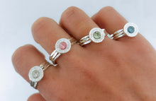 Load image into Gallery viewer, Sterling Silver Bullet Ring