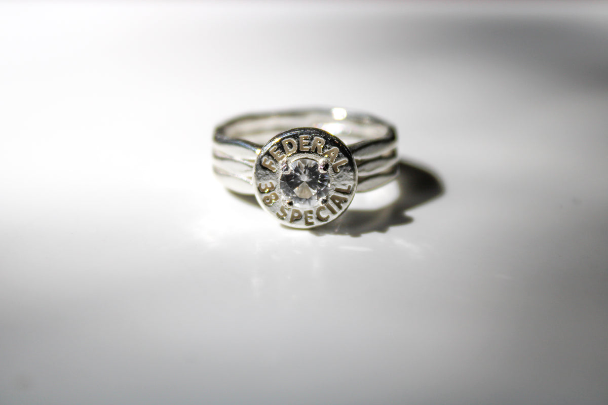 Federal .38 Special Ring in 925 Sterling Silver