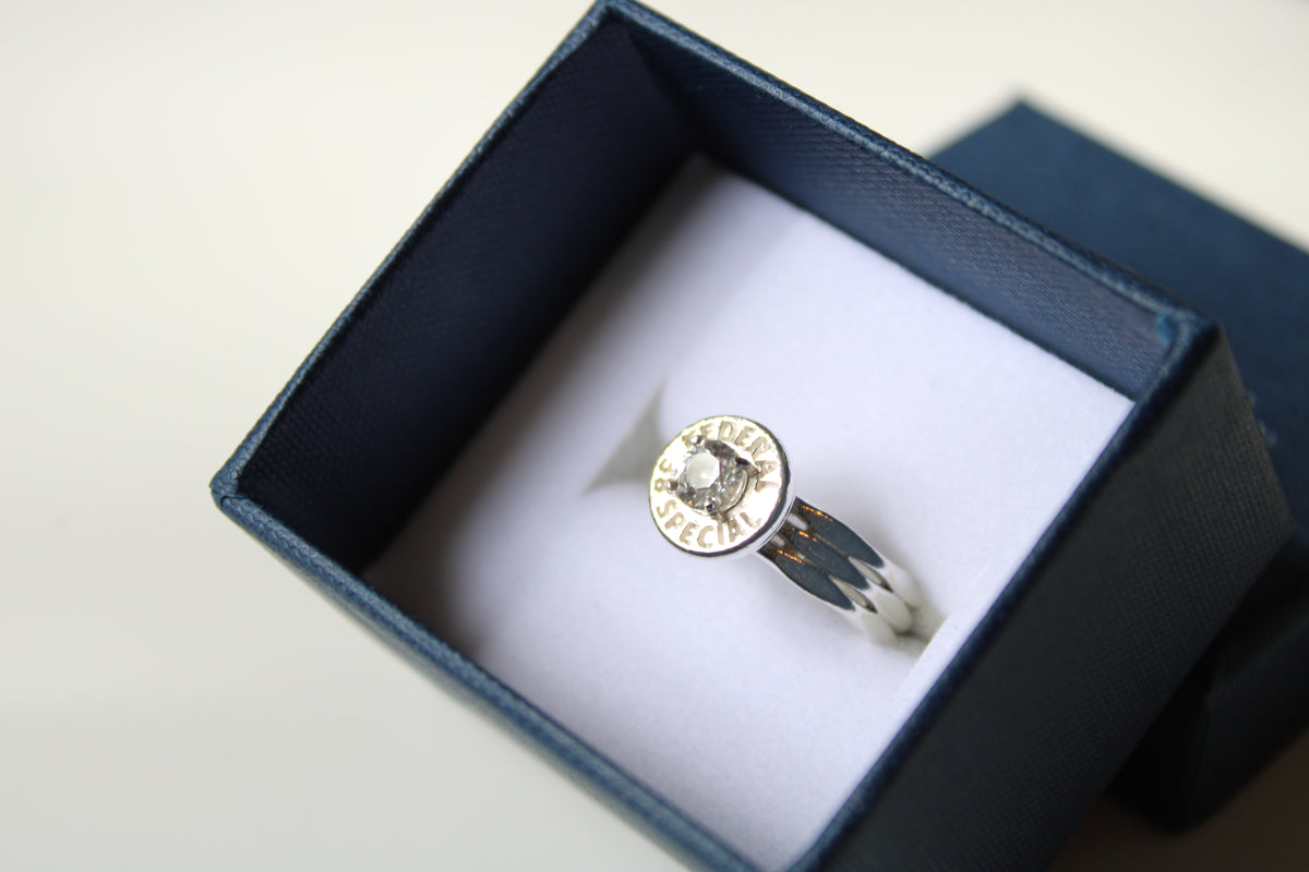 Federal .38 Special Ring in 925 Sterling Silver