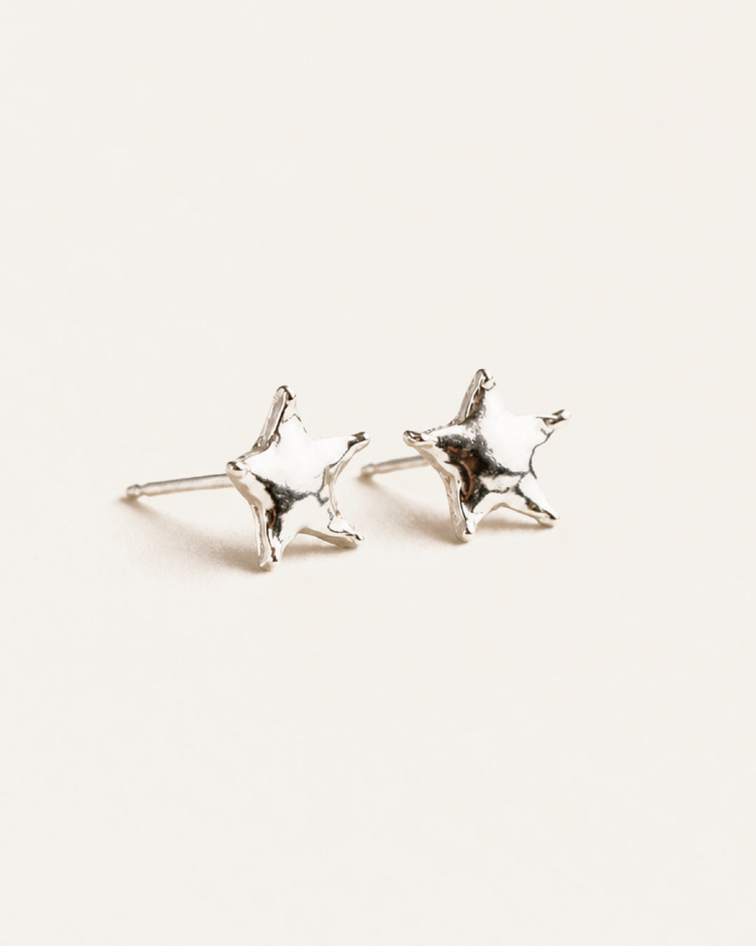 Lonestar Stud Earrings in Solid 925 Sterling Silver