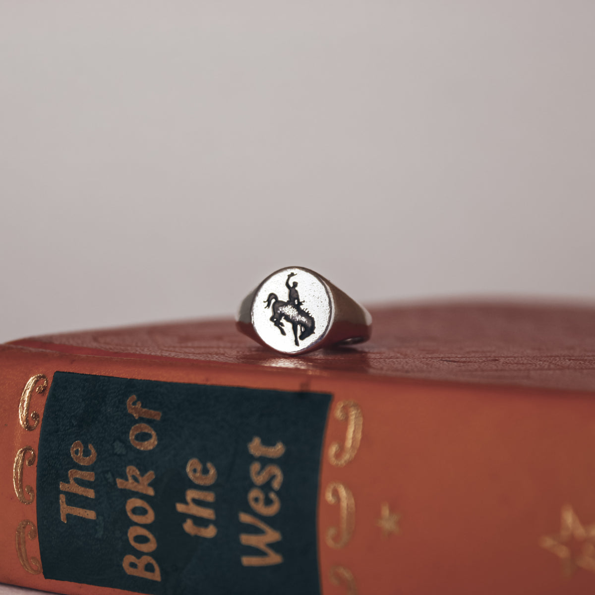 The Bronc Ring in 925 Sterling Silver