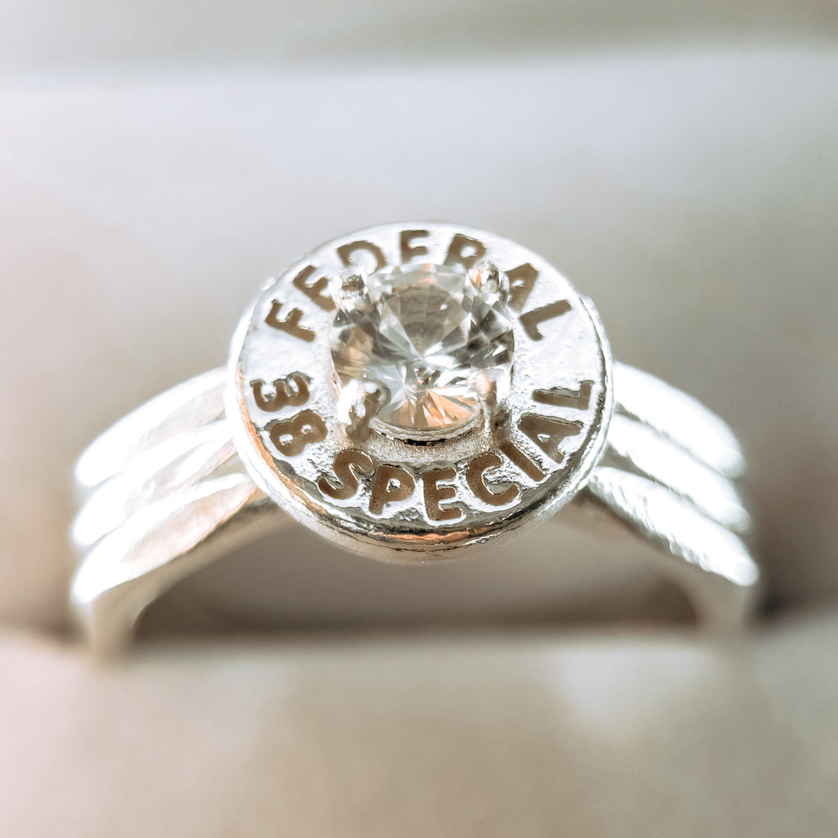 Federal .38 Special Ring in 925 Sterling Silver