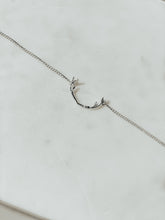 Load image into Gallery viewer, Antler Necklace in Sterling Silver
