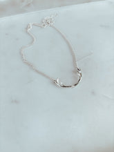 Load image into Gallery viewer, Antler Necklace in Sterling Silver