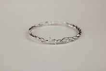 Load image into Gallery viewer, Barbed Wire Bangle - Sterling Silver