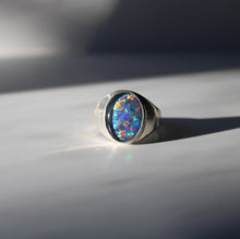 Load image into Gallery viewer, Weathered Opal Ring in Sterling Silver