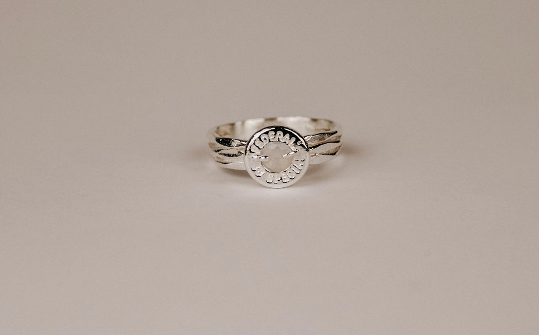 Sterling Silver Bullet Ring