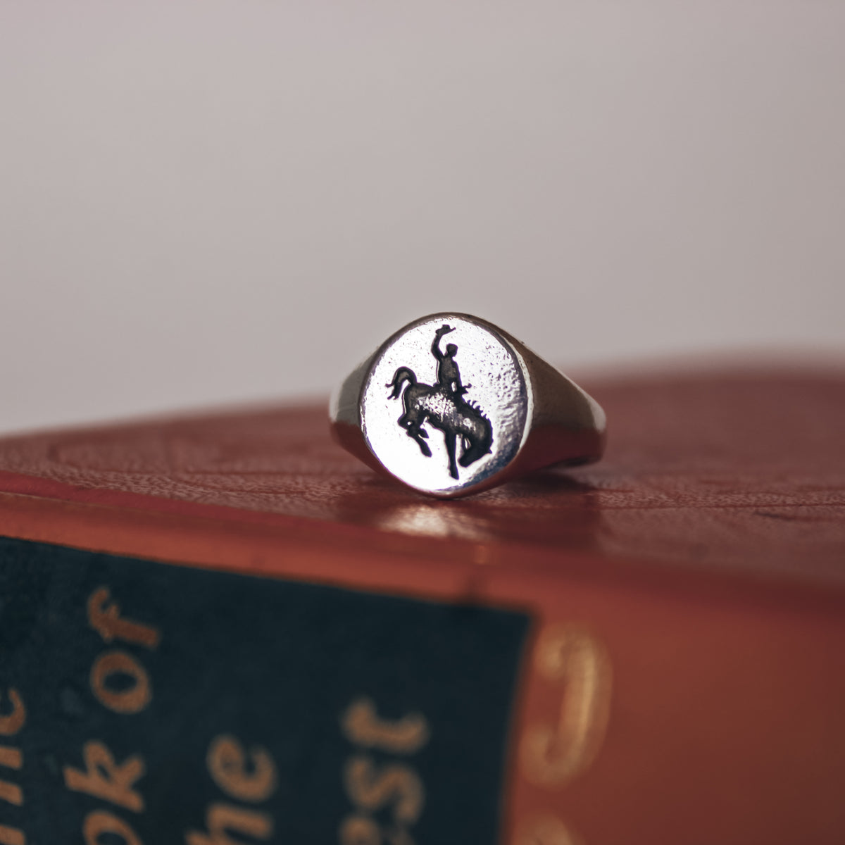 The Bronc Ring in 925 Sterling Silver