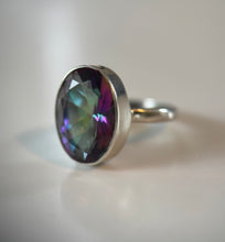 Load image into Gallery viewer, Mystic/Rainbow Topaz Ring - Sterling Silver