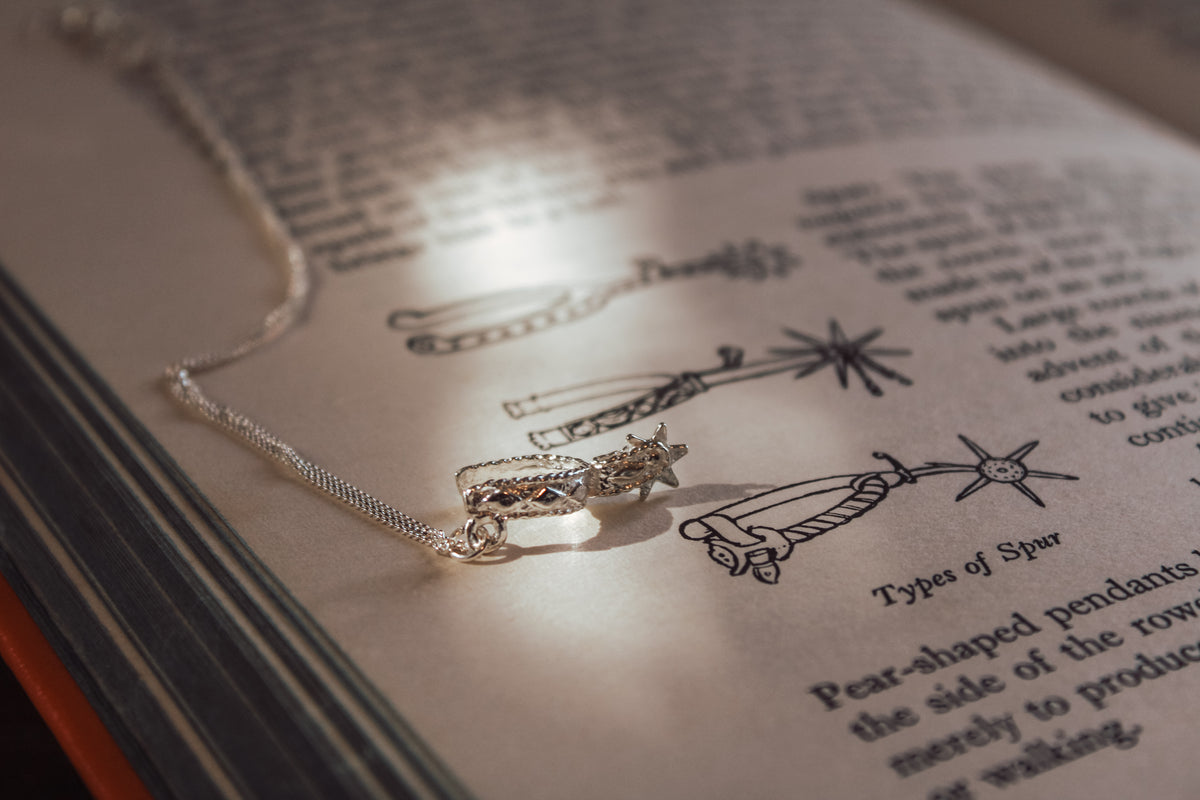 Silver Spur Necklace in 925 Sterling Silver