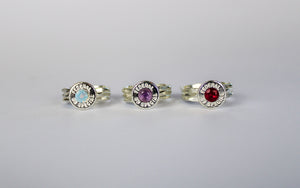 Sterling Silver Bullet Ring