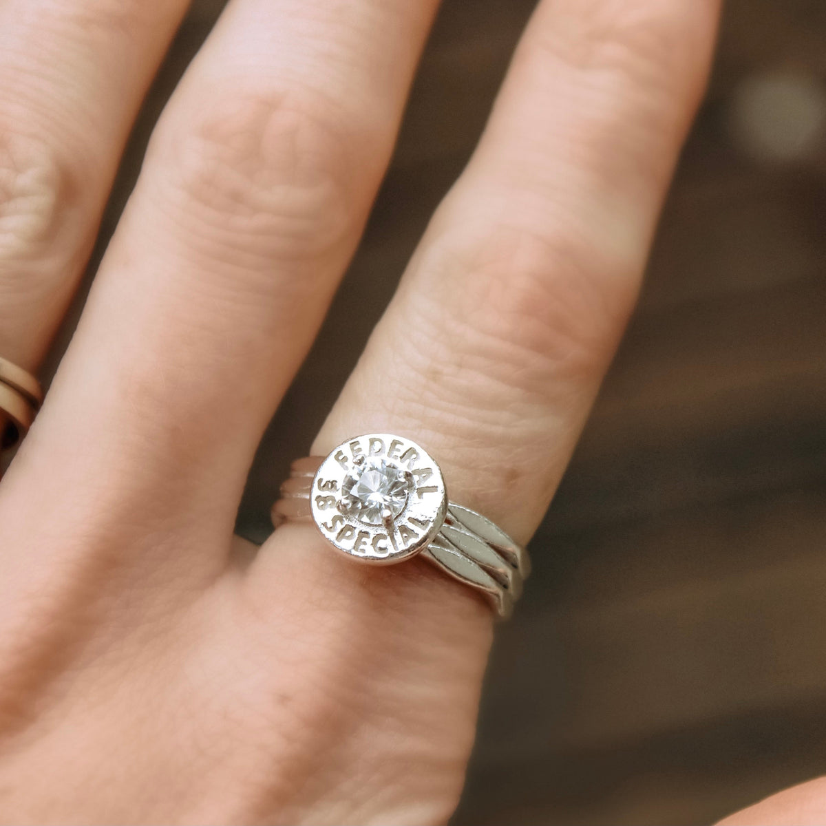 Federal .38 Special Ring in 925 Sterling Silver