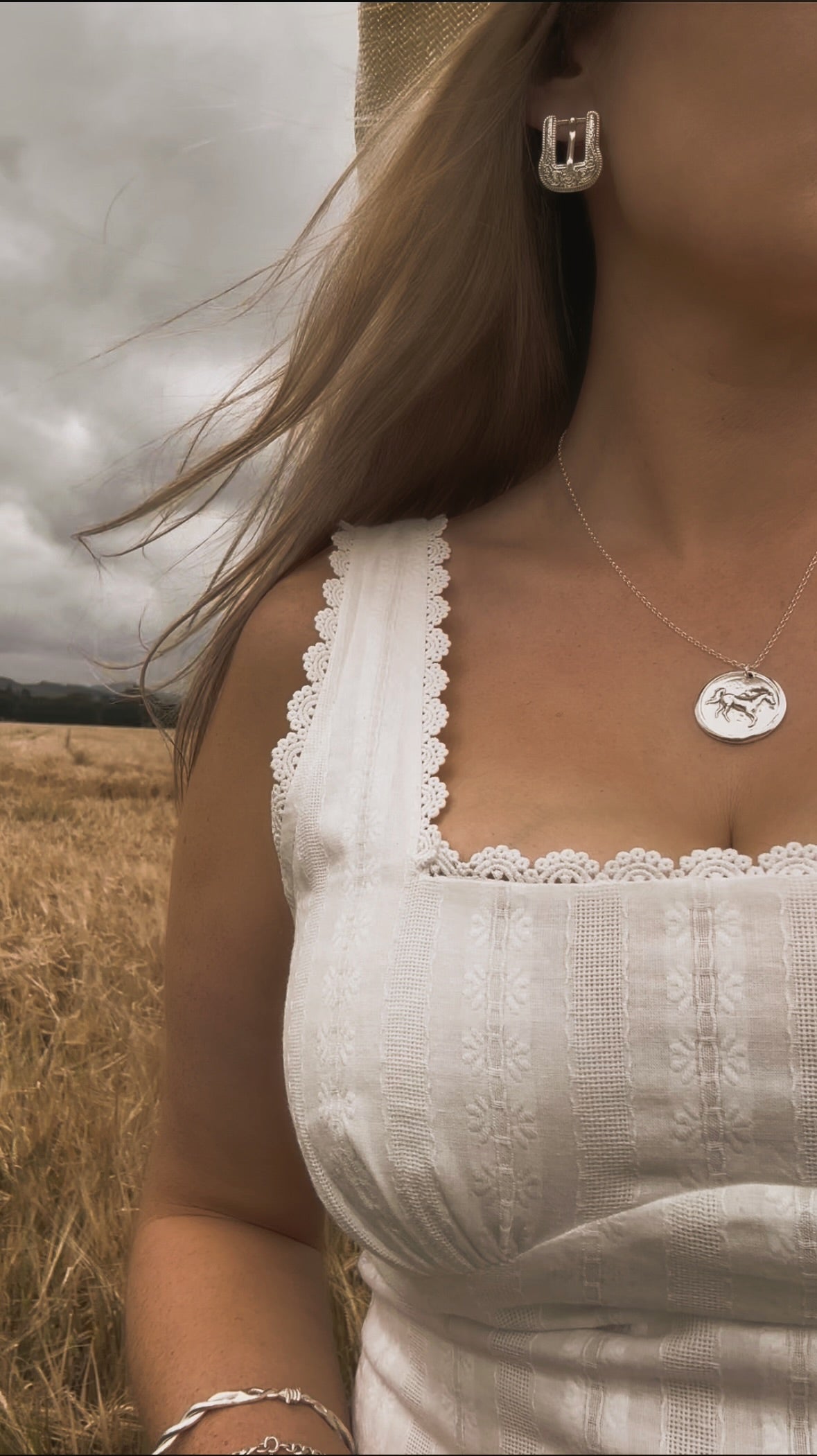 The Bronc Medallion in 925 Sterling Silver