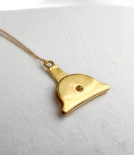 Load image into Gallery viewer, Shepherd’s Whistle Necklace in 18ct Gold Plated Sterling Silver (Functional Dog Whistle, NZ Made)