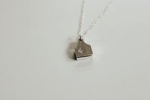 Load image into Gallery viewer, Mini Cattle Tag Necklace - Sterling Silver