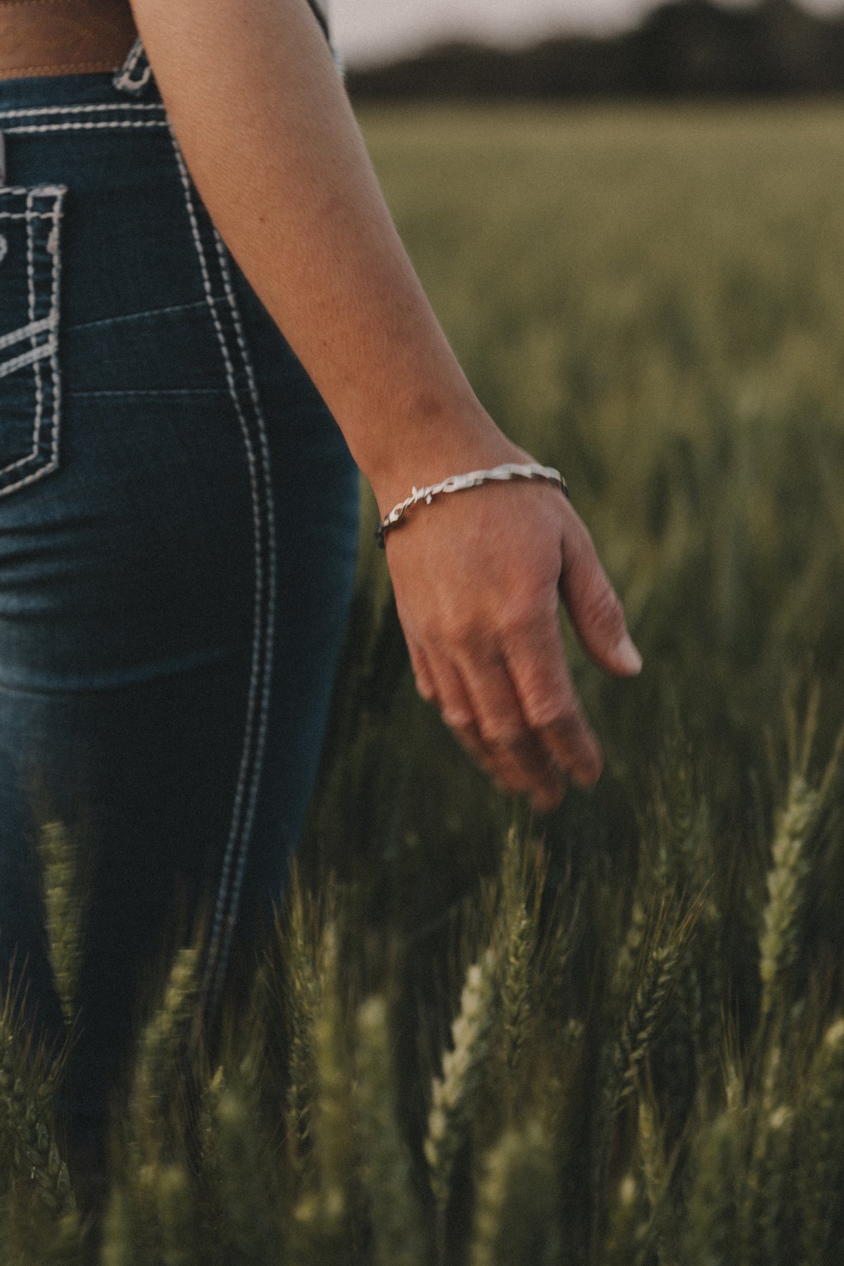 Barbed Wire Bangle in 925 Sterling Silver (shipping delay)