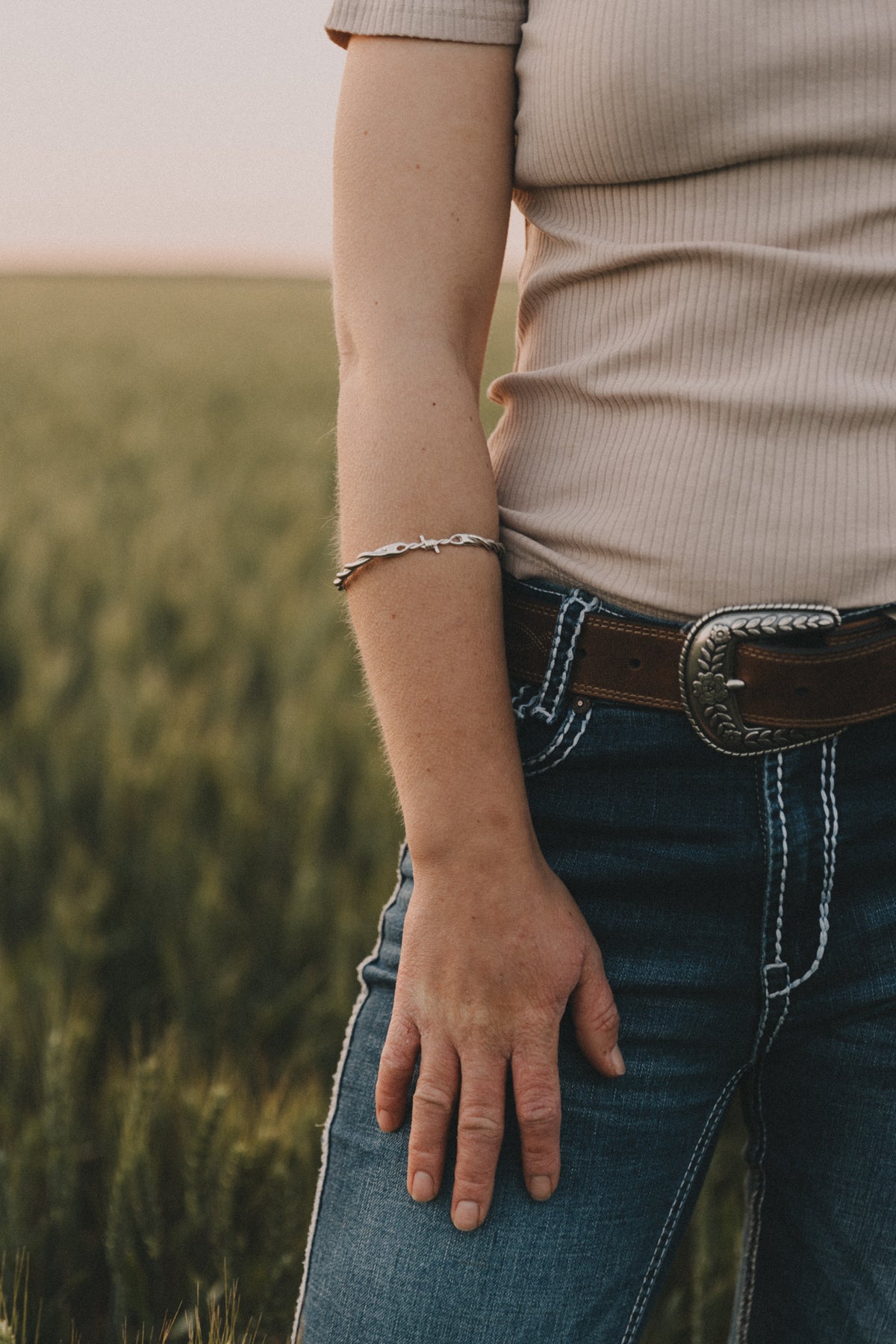 Barbed Wire Bangle in 925 Sterling Silver (shipping delay)