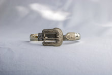 Load image into Gallery viewer, Western Buckle Cuff Bangle ©️ in White Bronze
