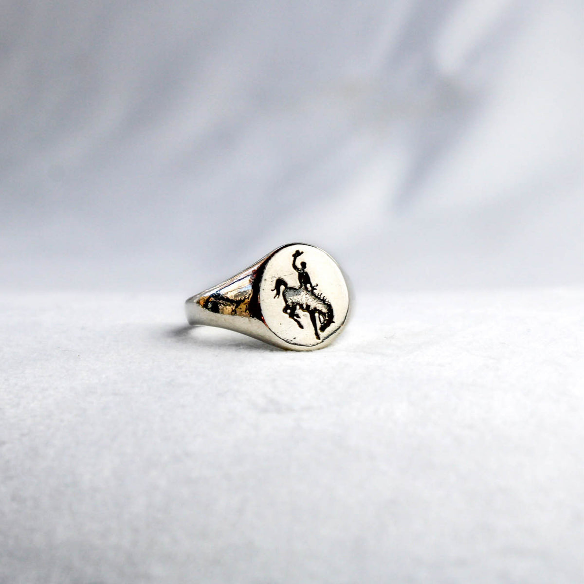 The Bronc Ring in 925 Sterling Silver