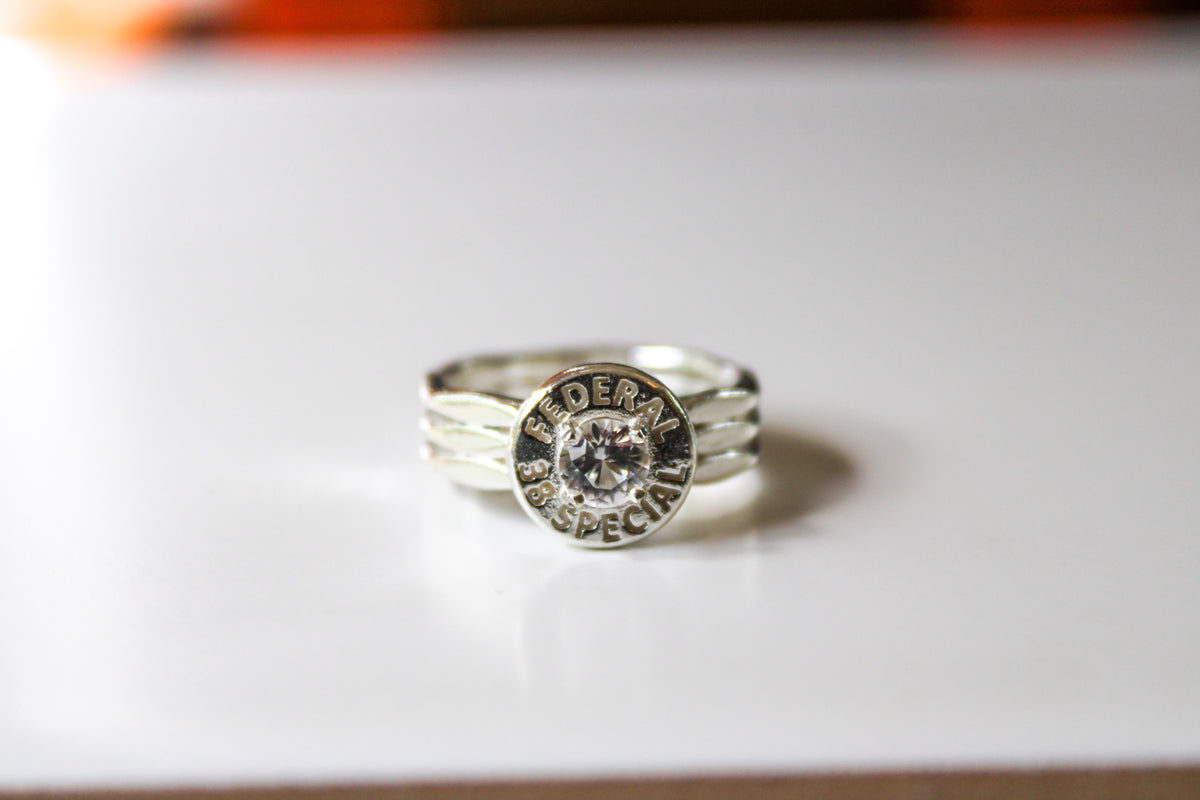 Federal .38 Special Ring in 925 Sterling Silver