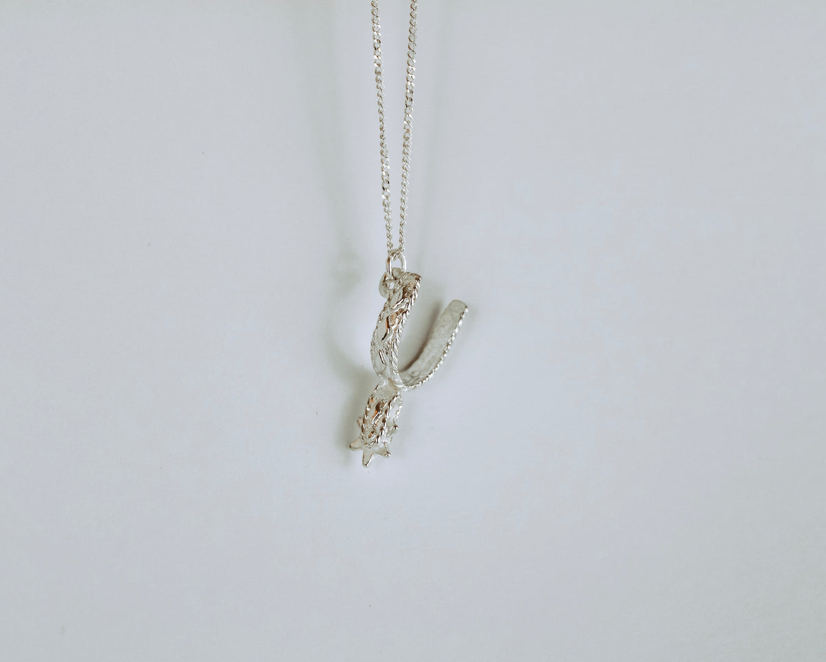 Silver Spur Necklace in 925 Sterling Silver