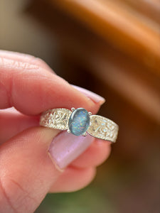 Western Belle Engagement Ring - Opal