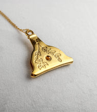 Load image into Gallery viewer, Shepherd’s Whistle Necklace in 18ct Gold Plated Sterling Silver (Functional Dog Whistle, NZ Made)