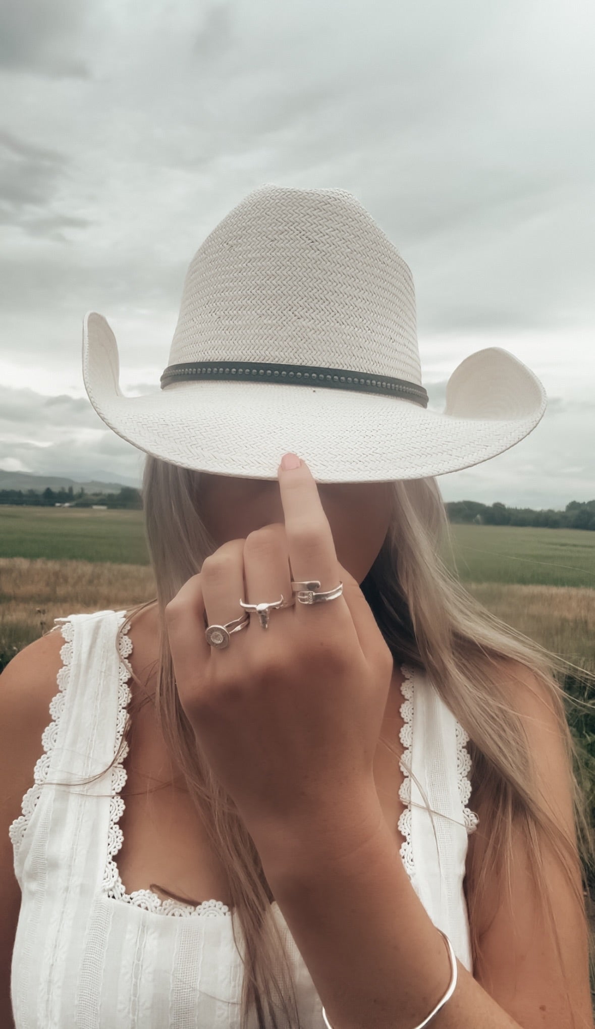 Western Longhorn Ring in Solid 925 Sterling Silver