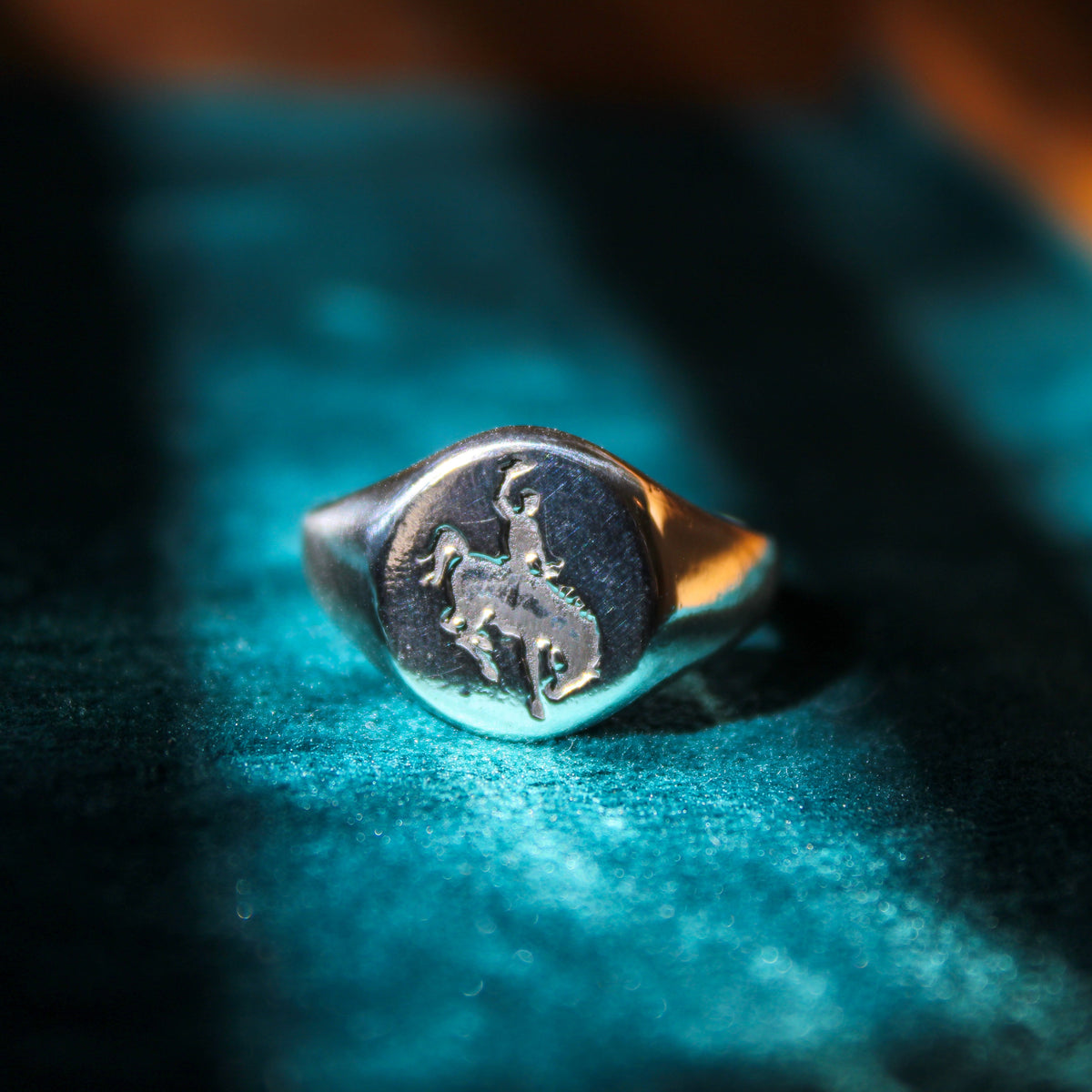 The Bronc Ring in 925 Sterling Silver