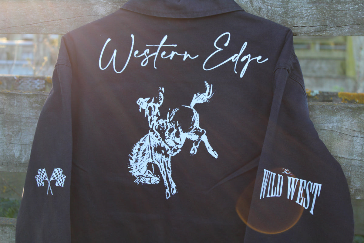 The Outlaw Jacket in Black by Western Edge