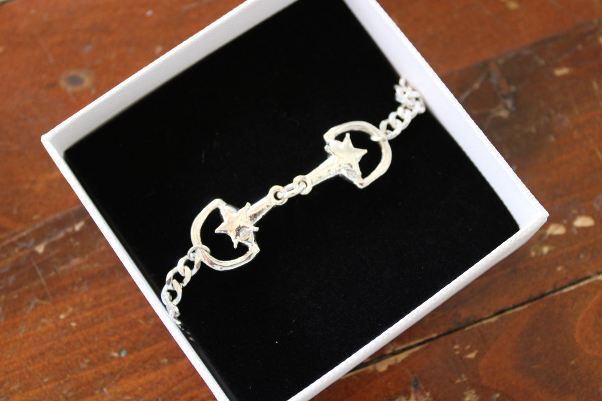 Lonestar Bit Bracelet in 925 Sterling Silver