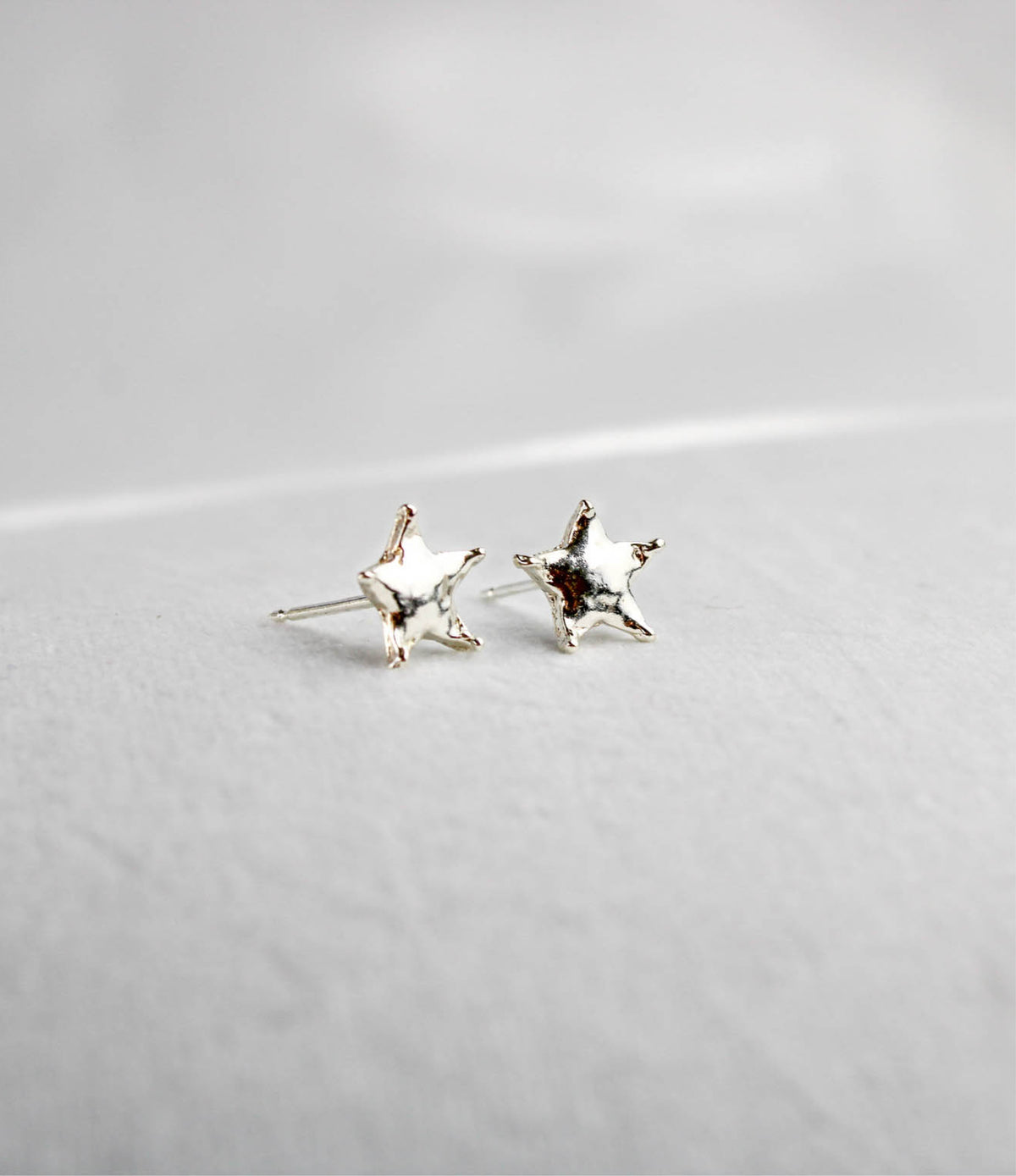 Lonestar Stud Earrings in Solid 925 Sterling Silver