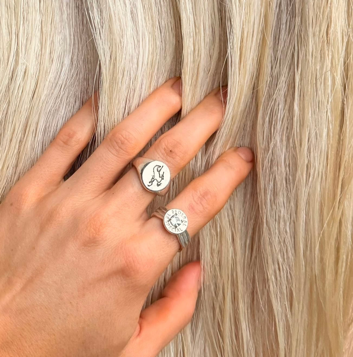 The Bronc Ring in 925 Sterling Silver