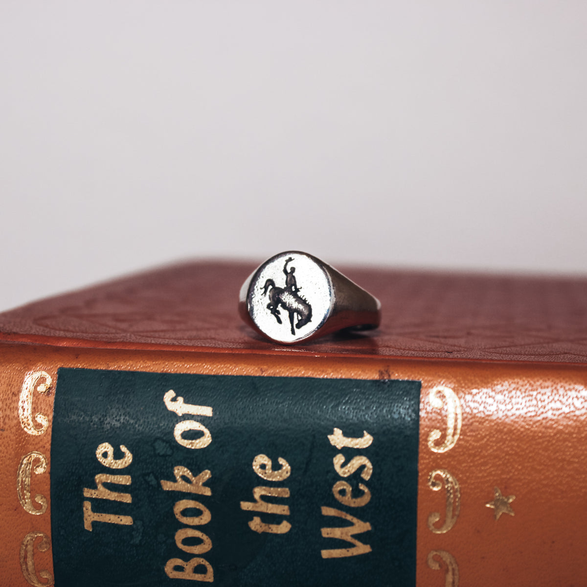 The Bronc Ring in 925 Sterling Silver
