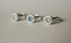 Sterling Silver Bullet Ring