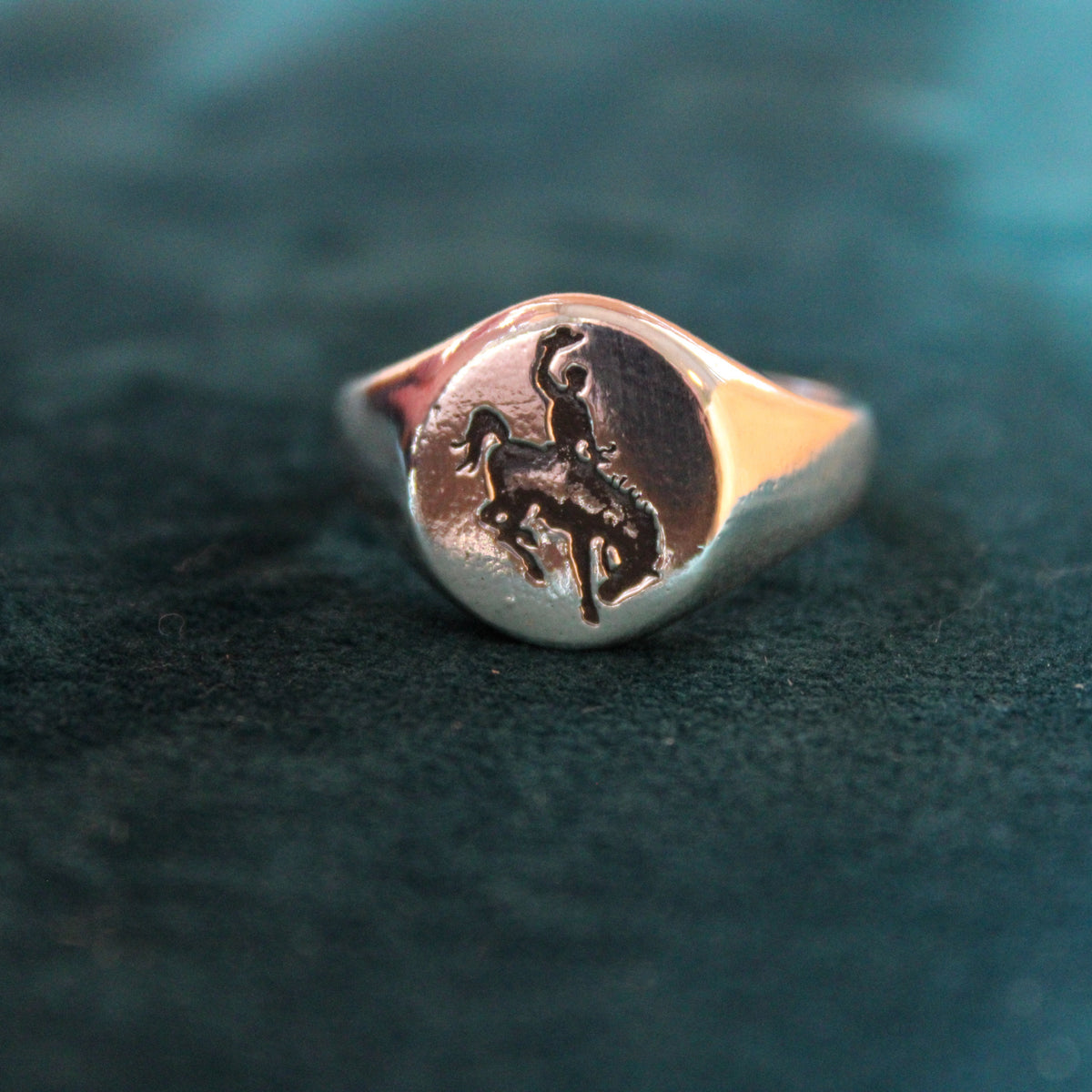 The Bronc Ring in 925 Sterling Silver