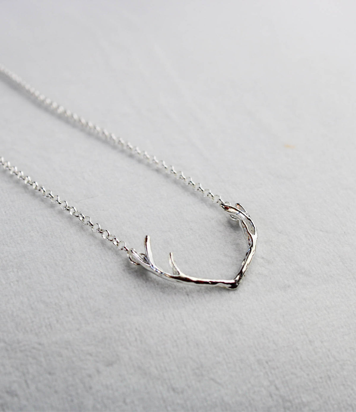 Wild Stag Necklace in 925 Sterling Silver