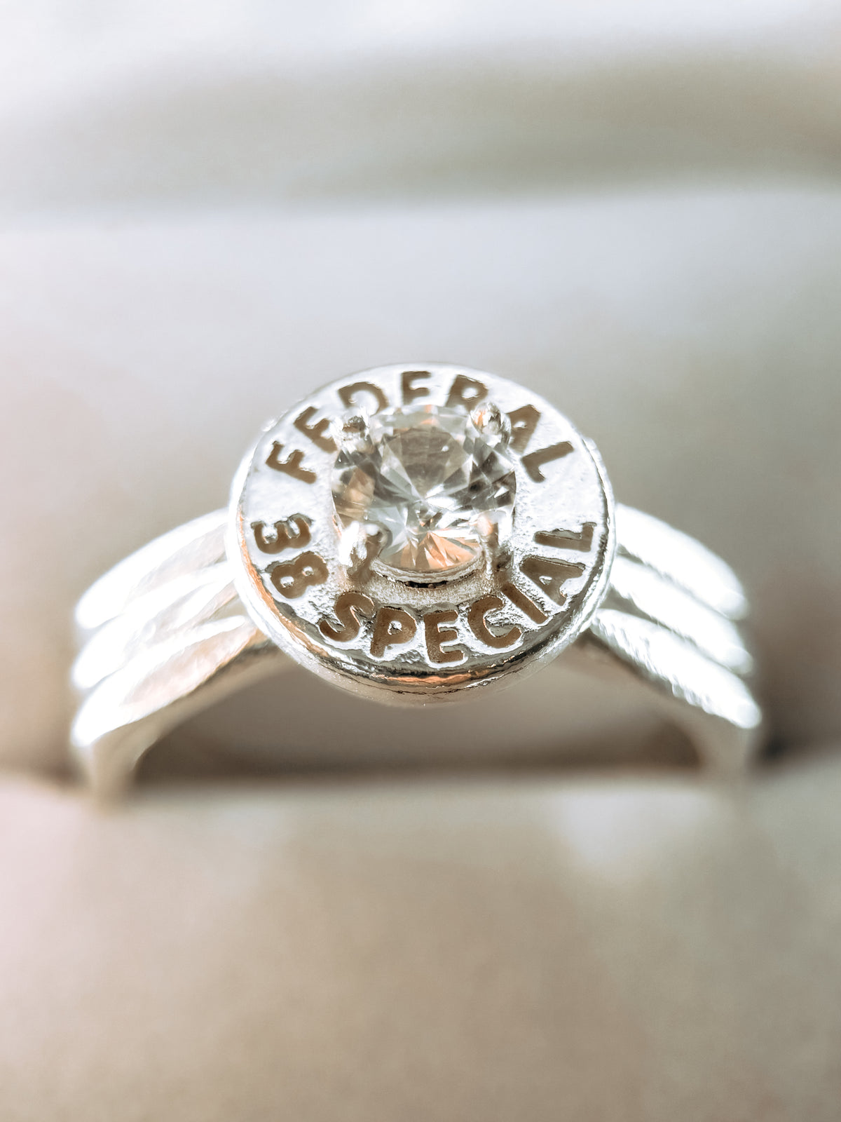 Federal .38 Special Ring in 925 Sterling Silver