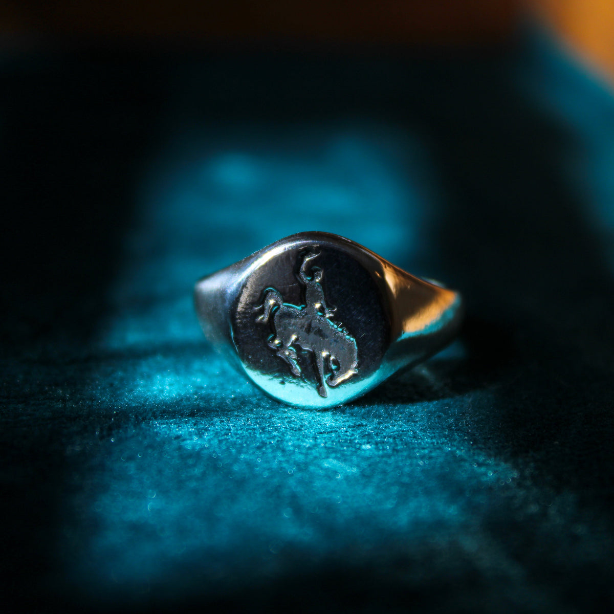 The Bronc Ring in 925 Sterling Silver