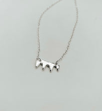 Load image into Gallery viewer, Shearing Cutter Necklace - Sterling Silver