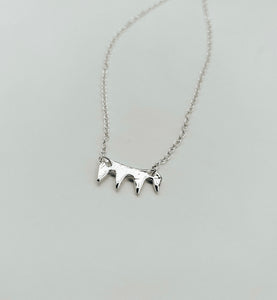 Shearing Cutter Necklace - Sterling Silver